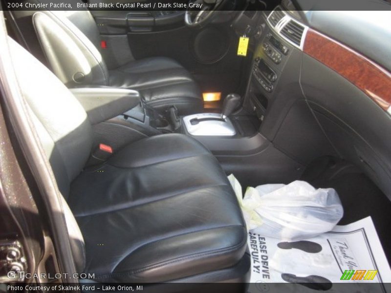 Brilliant Black Crystal Pearl / Dark Slate Gray 2004 Chrysler Pacifica