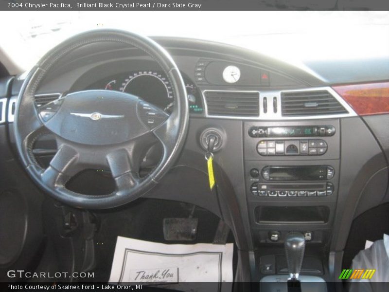 Brilliant Black Crystal Pearl / Dark Slate Gray 2004 Chrysler Pacifica