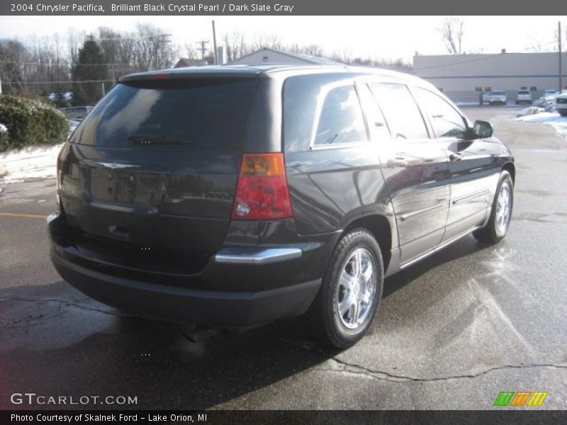 Brilliant Black Crystal Pearl / Dark Slate Gray 2004 Chrysler Pacifica