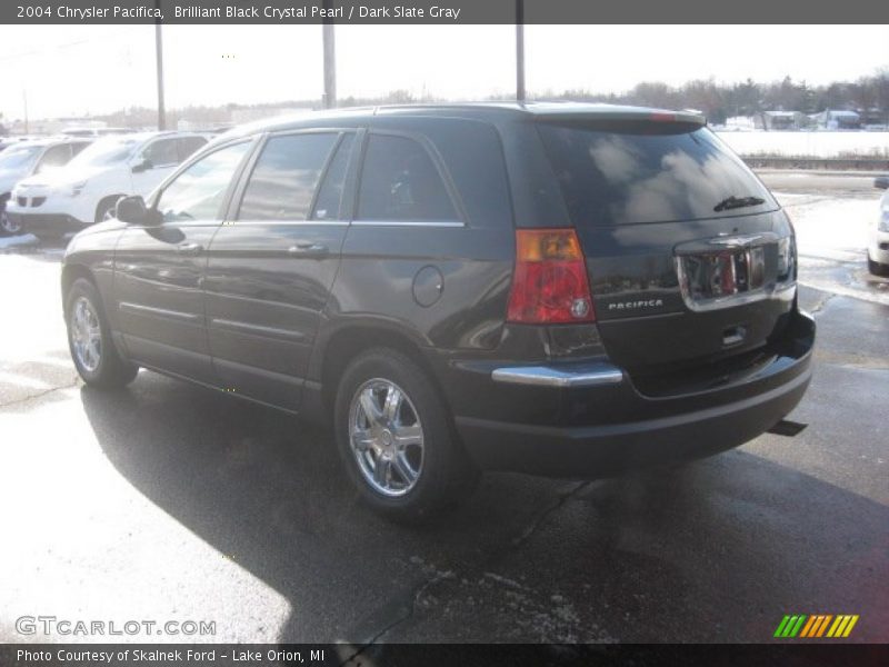 Brilliant Black Crystal Pearl / Dark Slate Gray 2004 Chrysler Pacifica