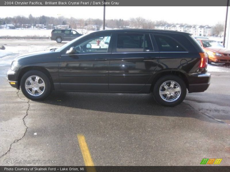 Brilliant Black Crystal Pearl / Dark Slate Gray 2004 Chrysler Pacifica