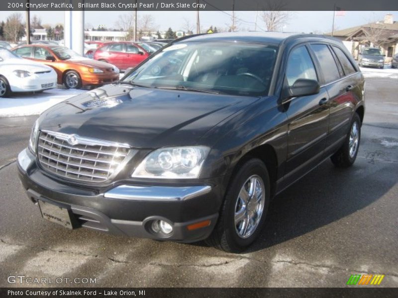 Brilliant Black Crystal Pearl / Dark Slate Gray 2004 Chrysler Pacifica