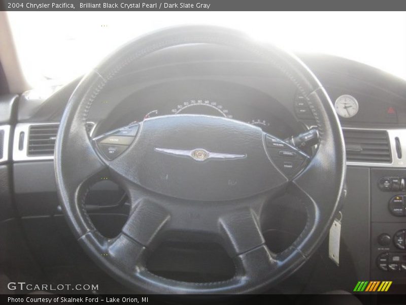 Brilliant Black Crystal Pearl / Dark Slate Gray 2004 Chrysler Pacifica