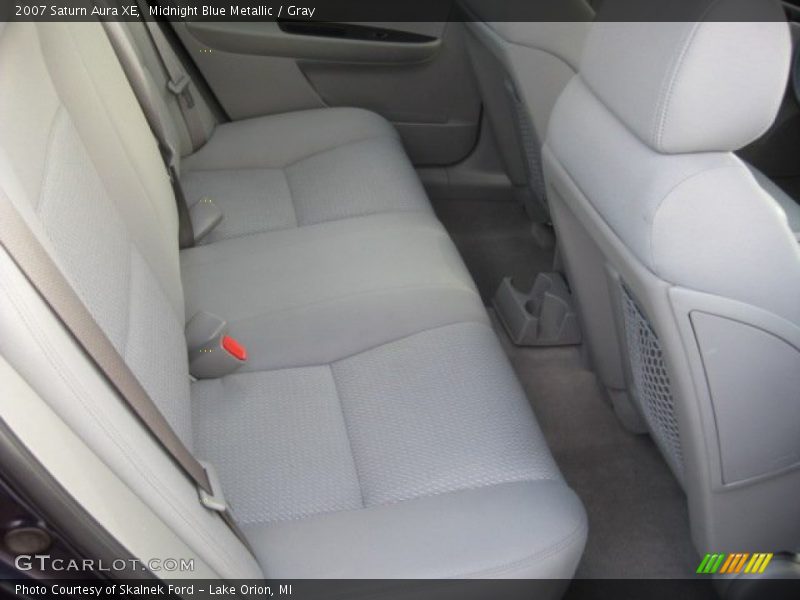 Midnight Blue Metallic / Gray 2007 Saturn Aura XE