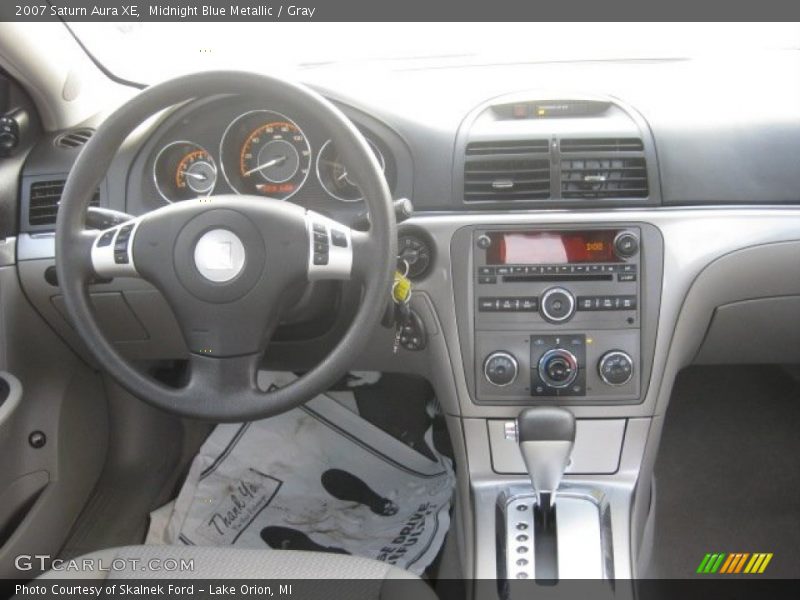 Midnight Blue Metallic / Gray 2007 Saturn Aura XE