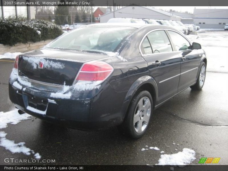 Midnight Blue Metallic / Gray 2007 Saturn Aura XE