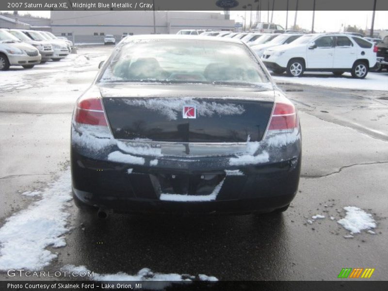 Midnight Blue Metallic / Gray 2007 Saturn Aura XE