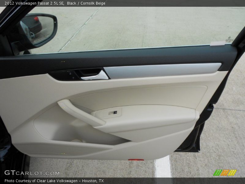Black / Cornsilk Beige 2012 Volkswagen Passat 2.5L SE