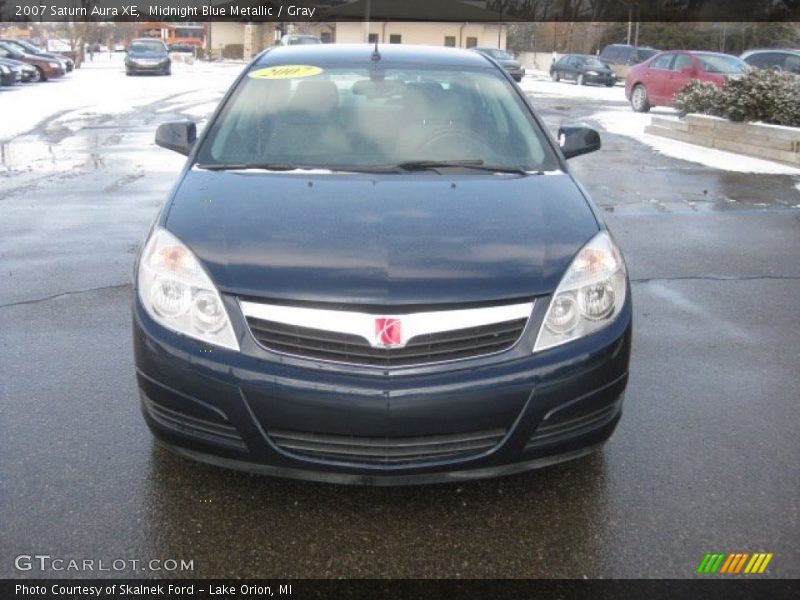 Midnight Blue Metallic / Gray 2007 Saturn Aura XE