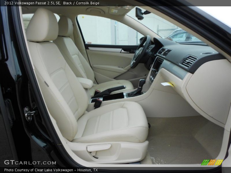 Black / Cornsilk Beige 2012 Volkswagen Passat 2.5L SE