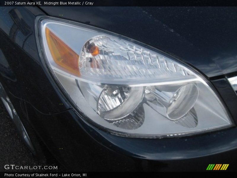 Midnight Blue Metallic / Gray 2007 Saturn Aura XE