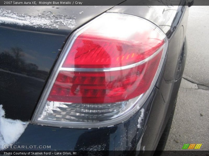 Midnight Blue Metallic / Gray 2007 Saturn Aura XE