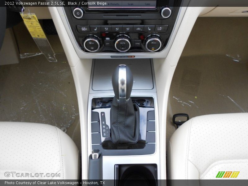 Black / Cornsilk Beige 2012 Volkswagen Passat 2.5L SE
