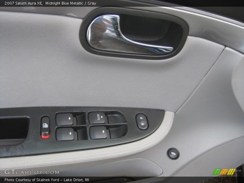 Midnight Blue Metallic / Gray 2007 Saturn Aura XE