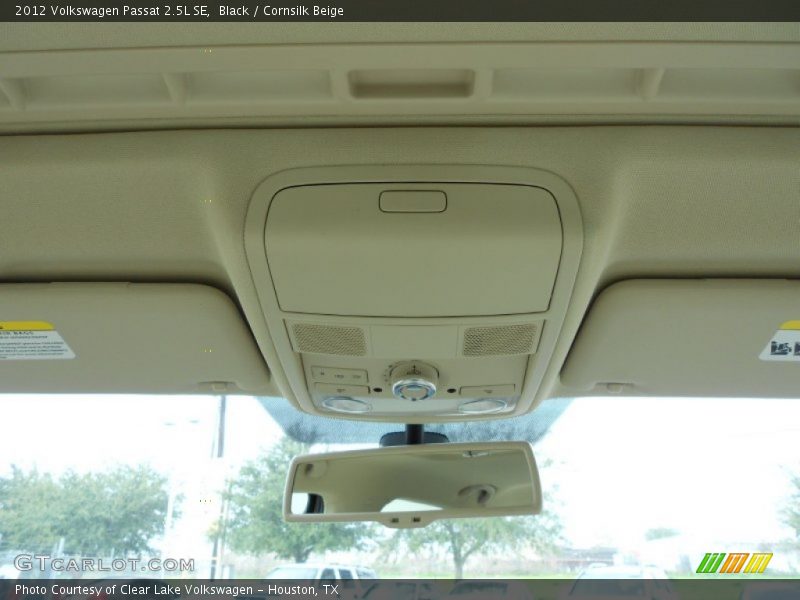 Black / Cornsilk Beige 2012 Volkswagen Passat 2.5L SE