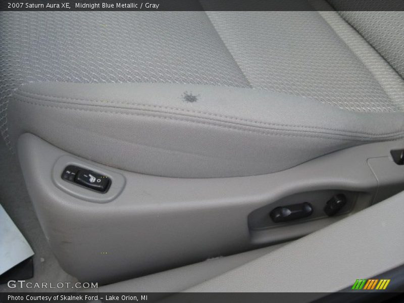 Midnight Blue Metallic / Gray 2007 Saturn Aura XE