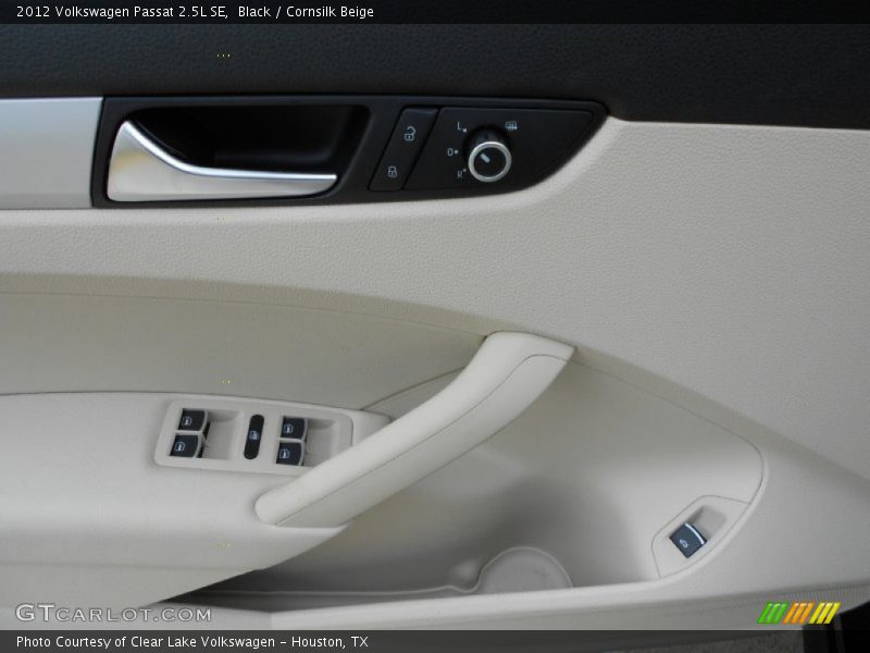 Black / Cornsilk Beige 2012 Volkswagen Passat 2.5L SE