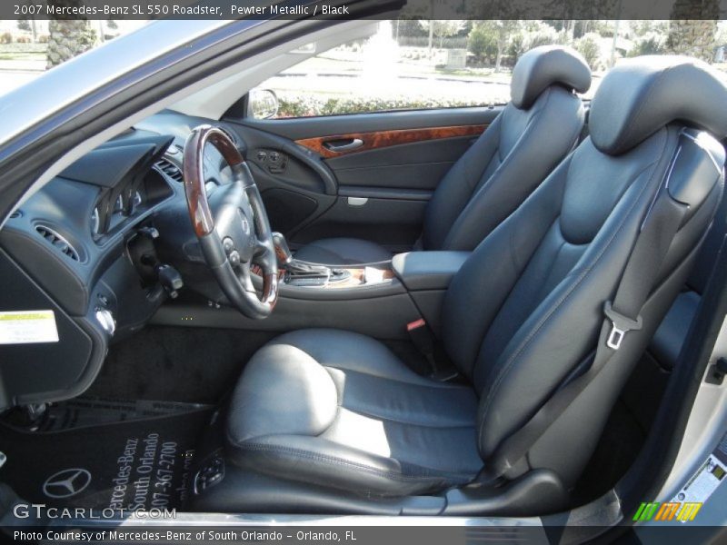 Front Seat of 2007 SL 550 Roadster