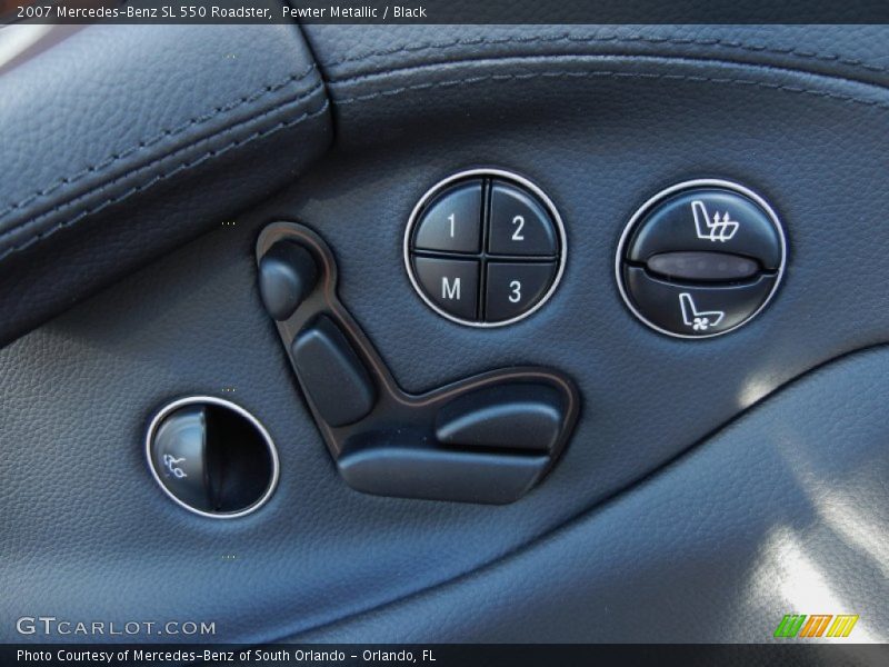 Controls of 2007 SL 550 Roadster