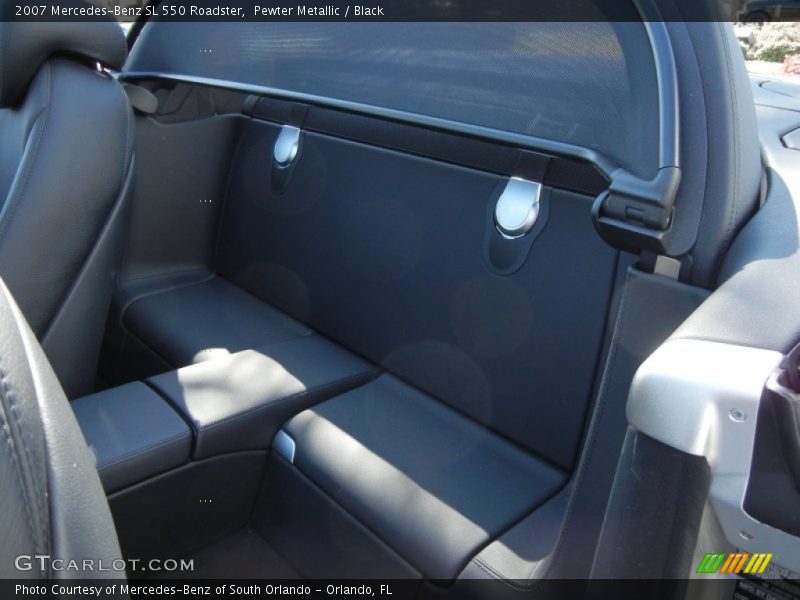Pewter Metallic / Black 2007 Mercedes-Benz SL 550 Roadster