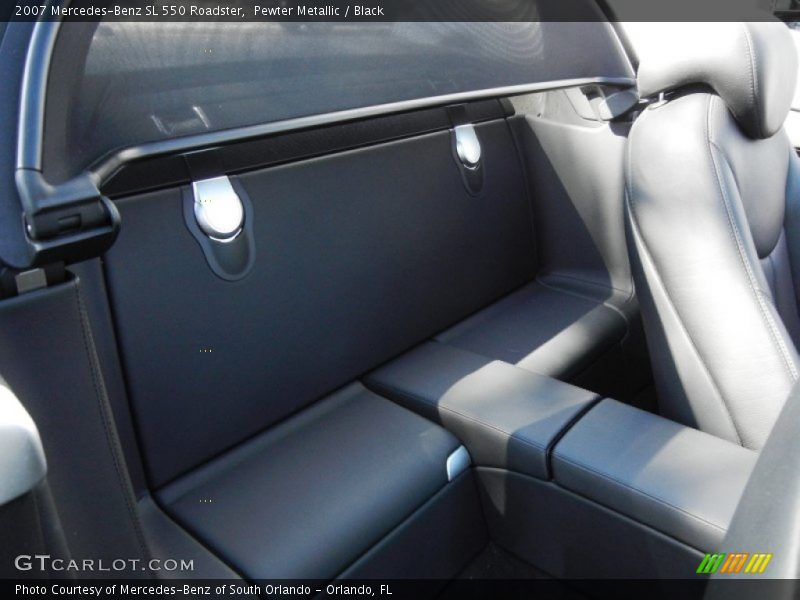 Pewter Metallic / Black 2007 Mercedes-Benz SL 550 Roadster