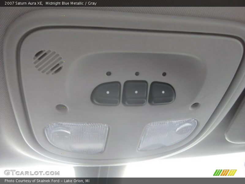 Midnight Blue Metallic / Gray 2007 Saturn Aura XE