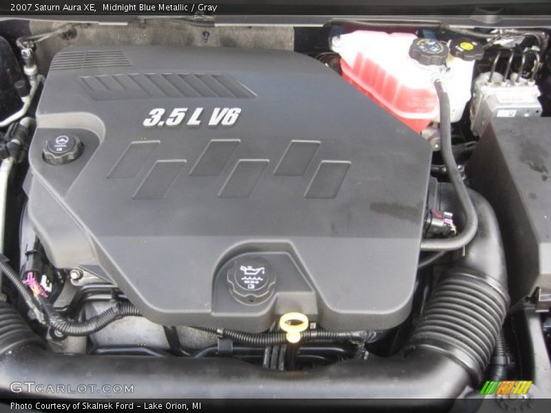 Midnight Blue Metallic / Gray 2007 Saturn Aura XE