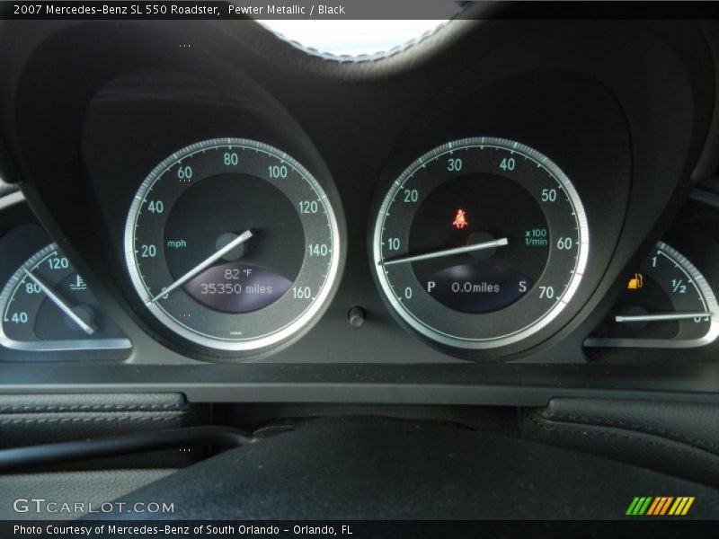  2007 SL 550 Roadster 550 Roadster Gauges