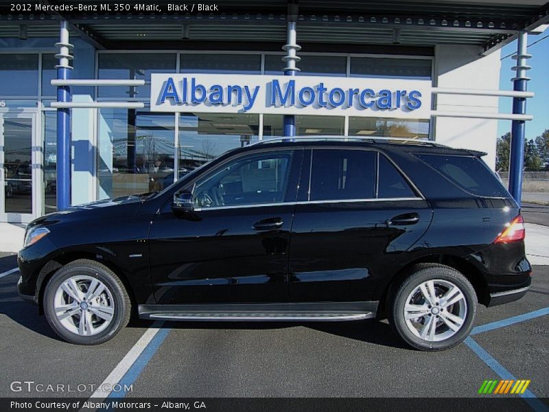 Black / Black 2012 Mercedes-Benz ML 350 4Matic