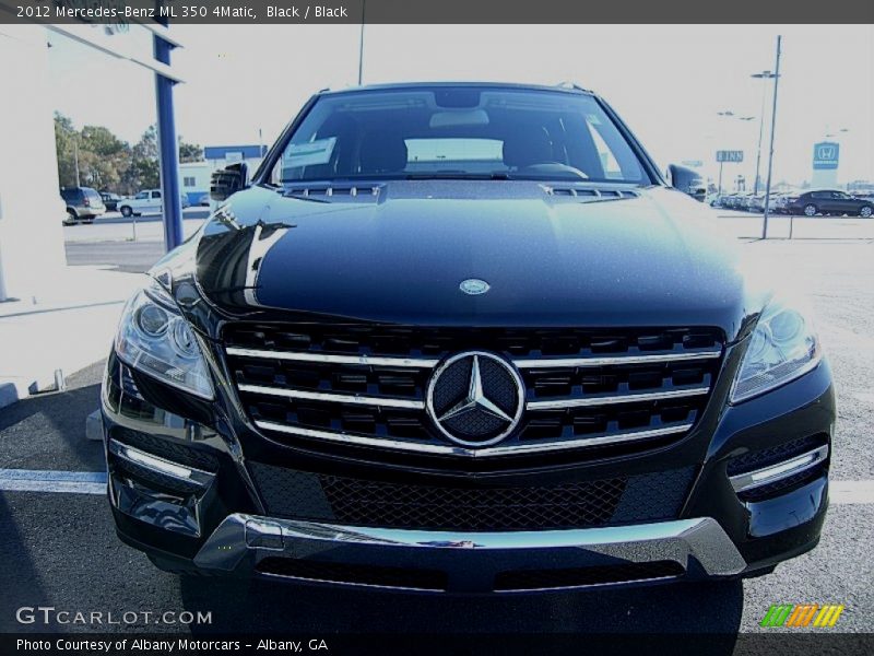 Black / Black 2012 Mercedes-Benz ML 350 4Matic