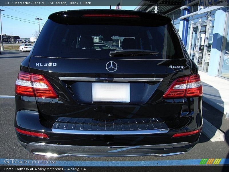 Black / Black 2012 Mercedes-Benz ML 350 4Matic