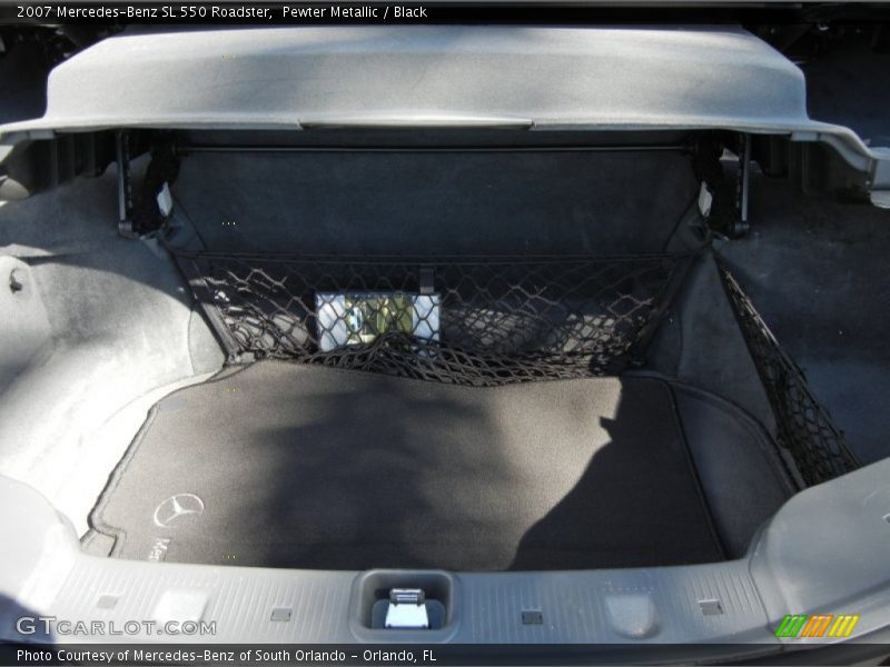 Pewter Metallic / Black 2007 Mercedes-Benz SL 550 Roadster