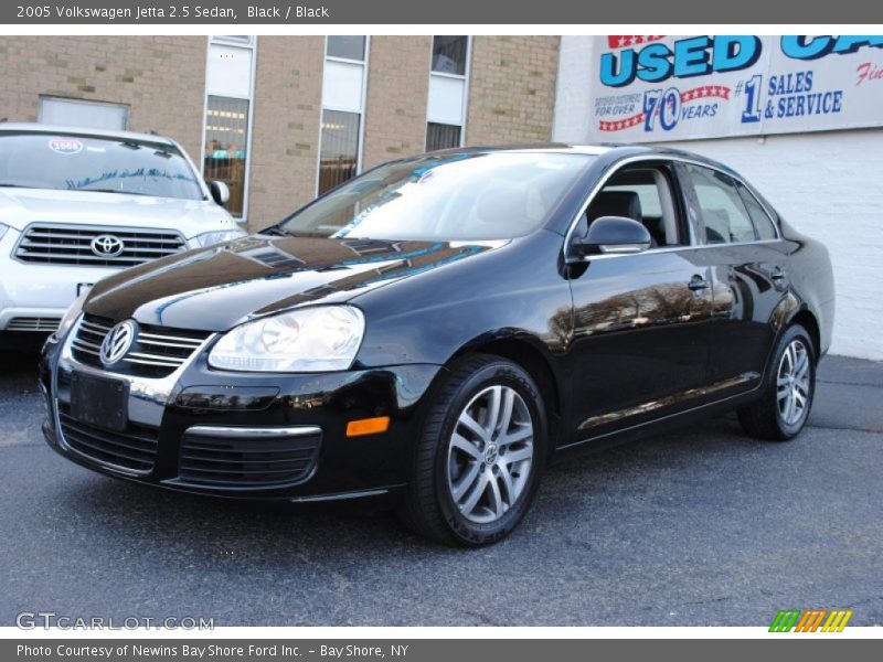 Black / Black 2005 Volkswagen Jetta 2.5 Sedan