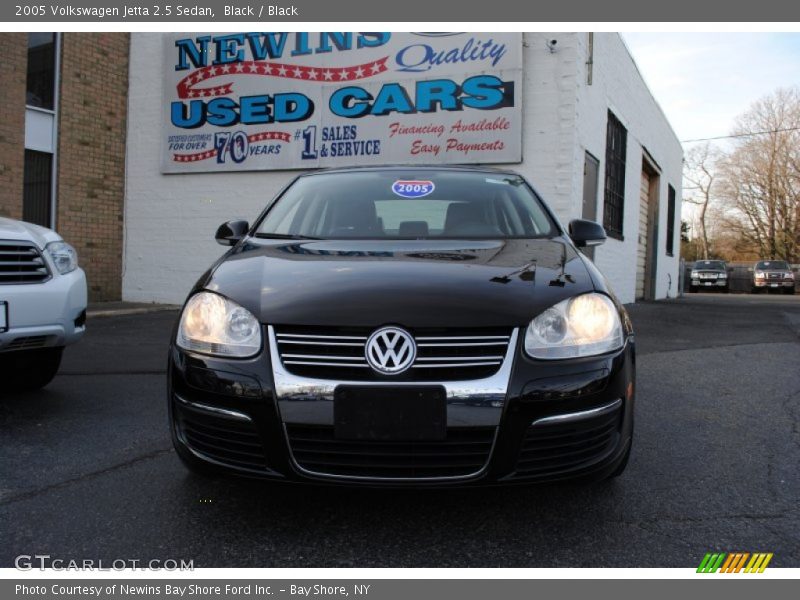 Black / Black 2005 Volkswagen Jetta 2.5 Sedan