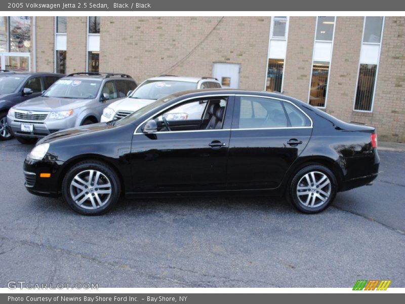 Black / Black 2005 Volkswagen Jetta 2.5 Sedan