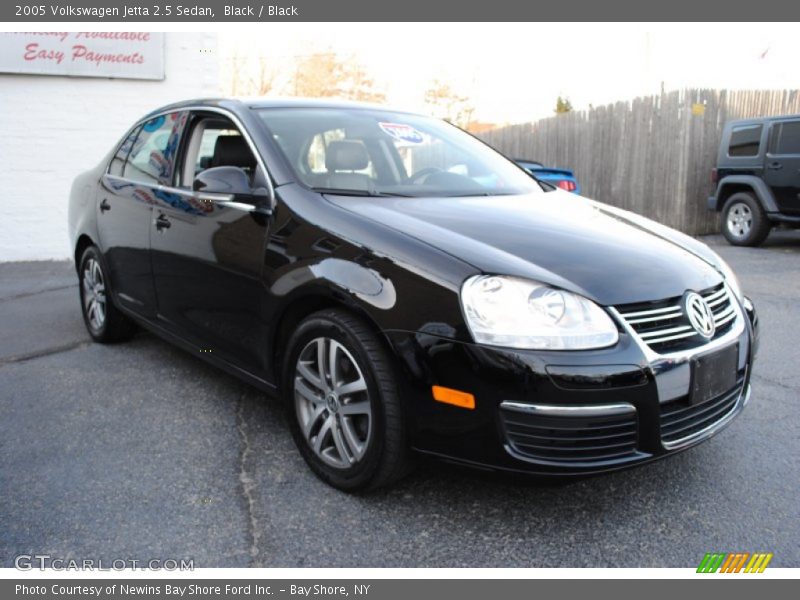 Black / Black 2005 Volkswagen Jetta 2.5 Sedan