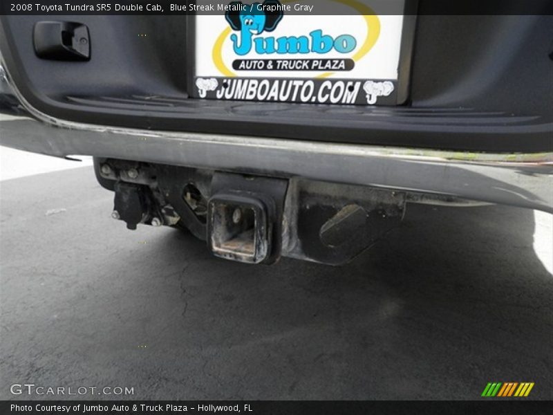 Blue Streak Metallic / Graphite Gray 2008 Toyota Tundra SR5 Double Cab