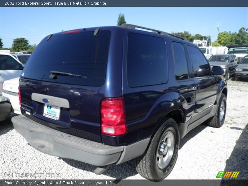 True Blue Metallic / Graphite 2002 Ford Explorer Sport