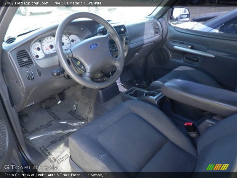 True Blue Metallic / Graphite 2002 Ford Explorer Sport