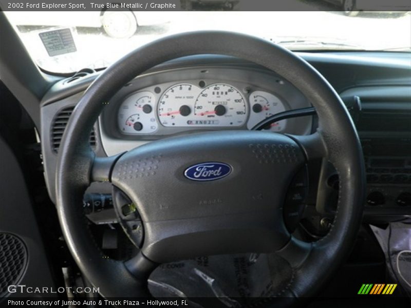 True Blue Metallic / Graphite 2002 Ford Explorer Sport