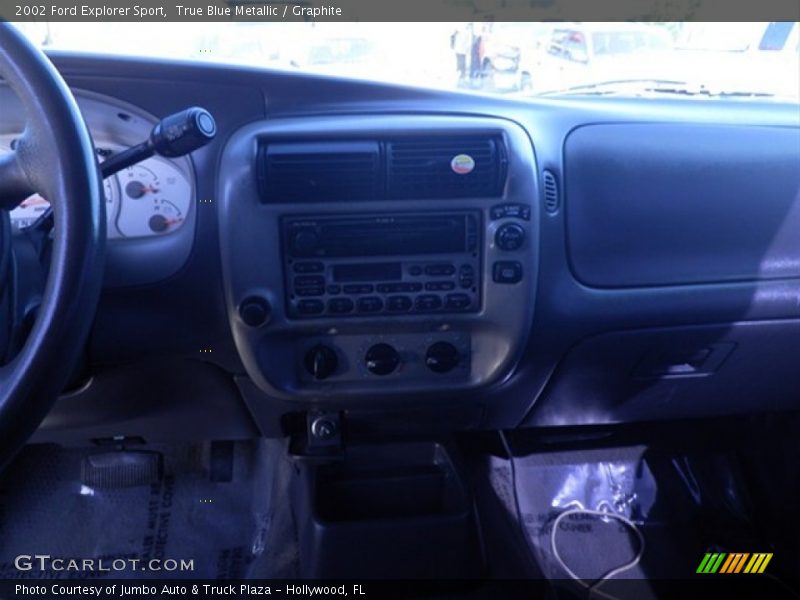 True Blue Metallic / Graphite 2002 Ford Explorer Sport