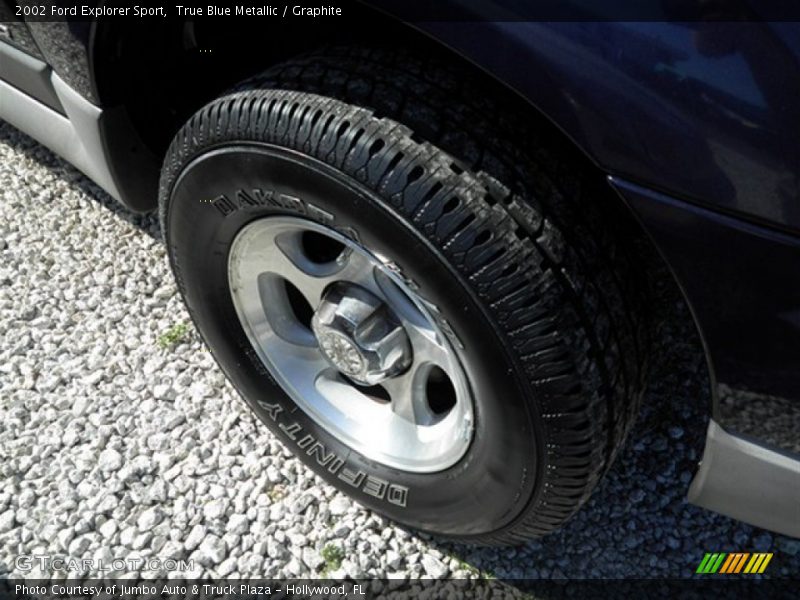 True Blue Metallic / Graphite 2002 Ford Explorer Sport
