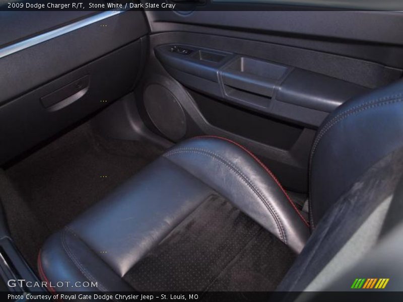 Stone White / Dark Slate Gray 2009 Dodge Charger R/T