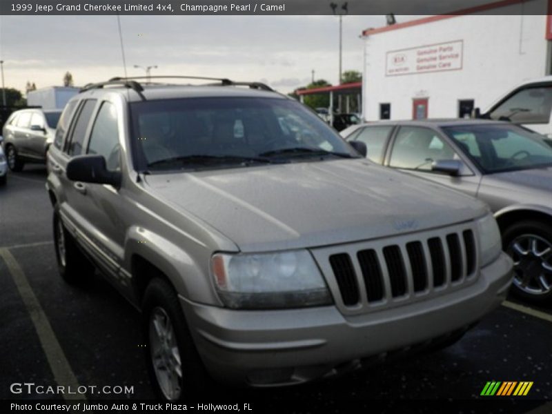 Champagne Pearl / Camel 1999 Jeep Grand Cherokee Limited 4x4
