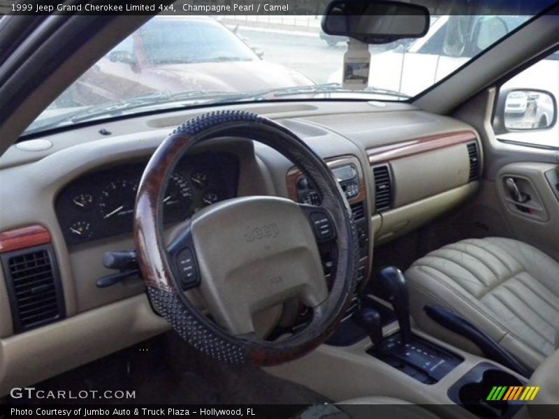 Champagne Pearl / Camel 1999 Jeep Grand Cherokee Limited 4x4