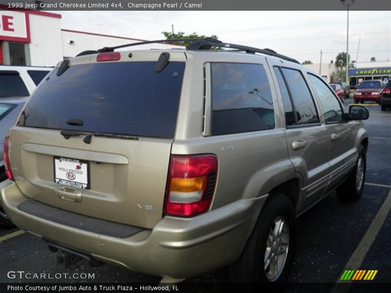 Champagne Pearl / Camel 1999 Jeep Grand Cherokee Limited 4x4