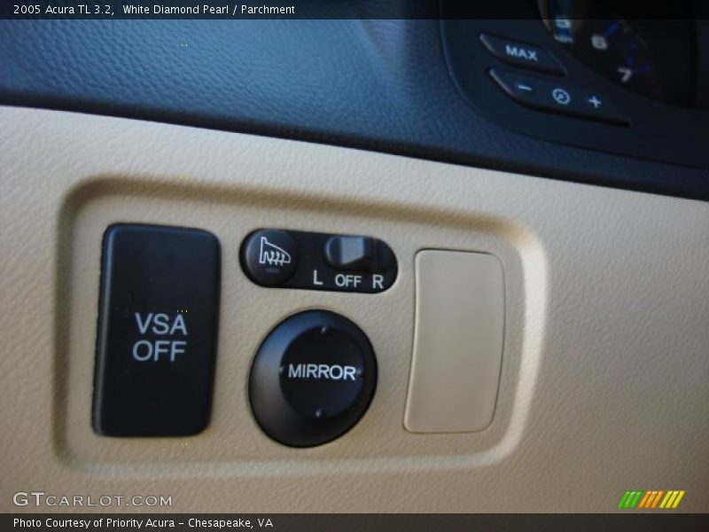 White Diamond Pearl / Parchment 2005 Acura TL 3.2