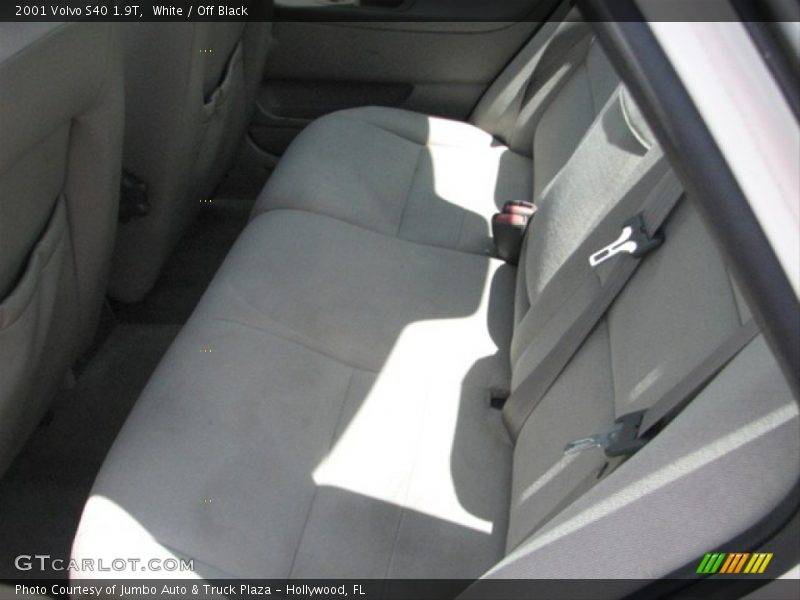White / Off Black 2001 Volvo S40 1.9T