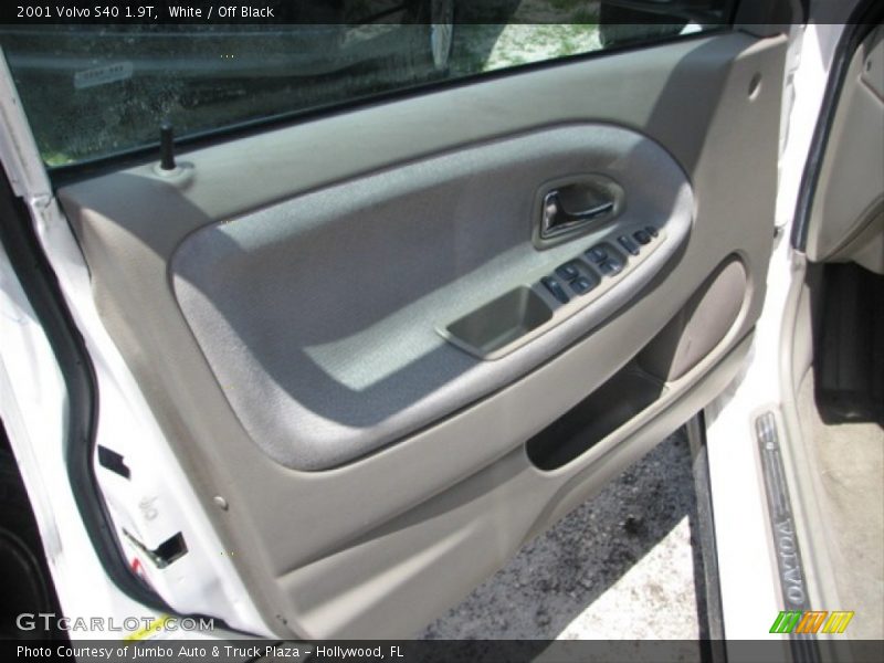 White / Off Black 2001 Volvo S40 1.9T
