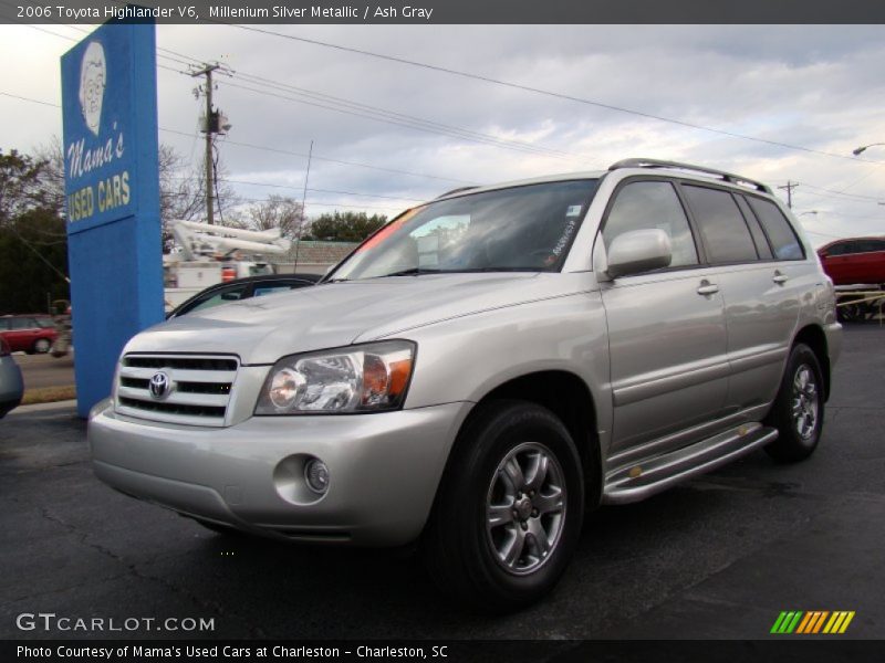 Millenium Silver Metallic / Ash Gray 2006 Toyota Highlander V6